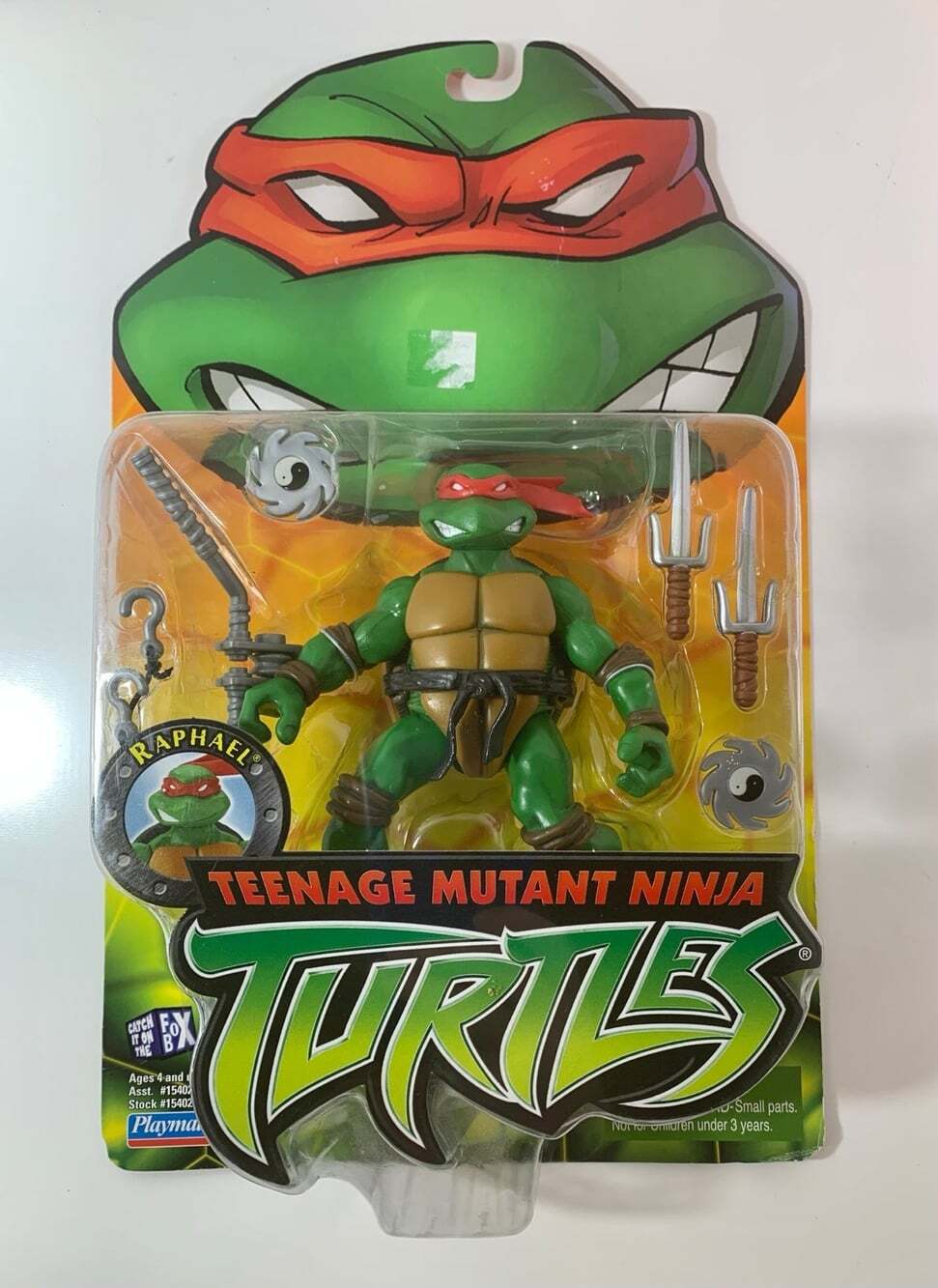 TMNT Raphael Action Figure 2002 Playmates Toys #154024